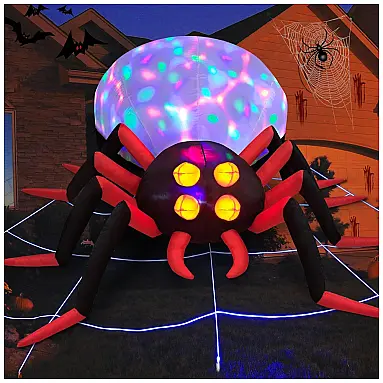 Aranha Gigante Inflável com Olhos