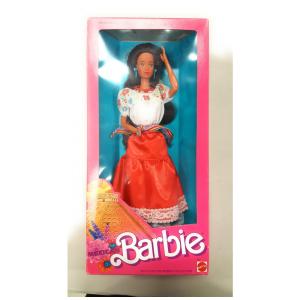 Mexican Barbie Dolls of the World 1988 – traje tradicional com influência espanhola