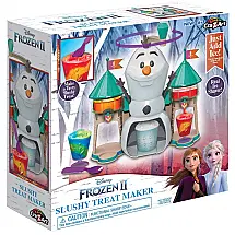 Cra-Z-Art Disney Frozen II Olaf Máquina de Slushy com Triturador de Gelo, Moldes e Acessórios