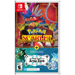 Jogo Pokémon Scarlet + The Hidden Treasure of Area Zero Bundle Nintendo Switch Nintendo em mídia física em inglês