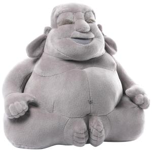 Pelúcia Buda Huggy para Crianças Maiores de 1 Ano, GUND 4053114, Cinza