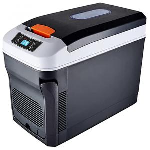 JUNKUN Mini Geladeira, Cooler Automotiva Elétrico Portátil 35L, 110V, Preto