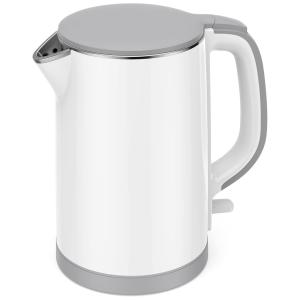 Chaleira Elétrica 1.5L, Aço Inoxidável, 1500W, Branca, 110v, AIRYOYO, Branco