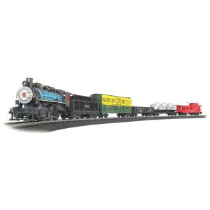 Conjunto de Trem Trenzinho Elétrico Escala 187, BACHMANN TRAINS 750, Preto