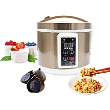 Fermentador Elétrico INTSUPERMAI 6 L Multifuncional 110V para Alho Negro, Iogurte, Natto e Arroz Fermentado com Controle de Temperatura