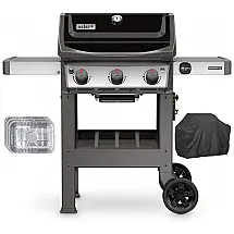 Churrasqueira a Gás com 3 Queimadores com Acessórios, Weber Spirit II E 310, Prata