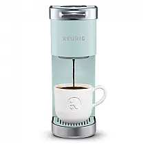 Cafeteira Elétrica Programável Eletrica K Mini de dose única. Dusty, claro, 110v, KEURIG 5000367894, Verde Claro