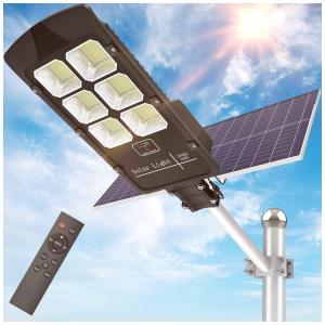 Luminária Solar Externa 30000 Lumens a Prova d 500W com Sensor de Movimento, TENKOO, Preto