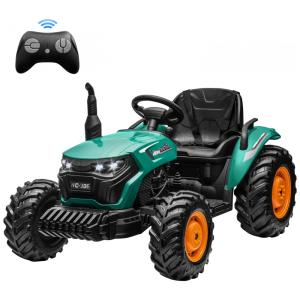 Trator Elétrico Infantil com Pneus EVA Grandes, Bluetooth, Controle Remoto e Velocidade Máxima 8 km/h, 24V, ANPABO