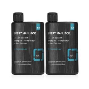 Shampoo Every Man Jack Condicionador 400 mL Anticaspa para Homens com Aroma Fresco de Mentol
