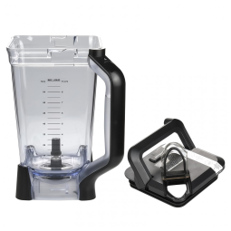 Ndoge Jarra Substituta de 2,13L para Liquidificador Ninja BL610 BL710 - Tampa Trava, Base 6 Pás, Material Resistente