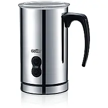 Espumador Elétrico e Automático de Leite 240 mL, Aço Inoxidável, 110v, ESTILO EST0153, Prateado
