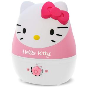 Umidificador Ultrassônico de Névoa Fria 24H de Ação, 3,7 Litros, Cobertura 46m2, 110V, Crane Hello Kitty, Branca