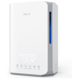 Umidificador Portátil MiLin 4 Litros até 40H, Área até 46 m2, Branco