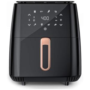 Fritadeira Elétrica AirFryer, Capacidade 7L, 8 Configurações, 1700W, 110v, KUPPET, Preto
