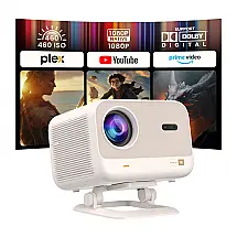 Projetor NetflixLicensed Sound by JBL Yaber L2 Plus com WiFi e Bluetooth, Projetor Nativo 1080P Suporte 4K, Foco Automático Correção