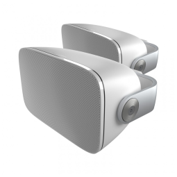 Caixas de som externas Bowers & Wilkins AM-1 brancas 100W par passivo tweeter alumínio e woofer 13 cm