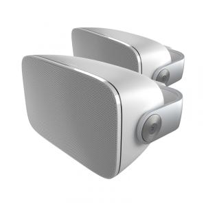 Caixas de som externas Bowers & Wilkins AM-1 brancas 100W par passivo tweeter alumínio e woofer 13 cm