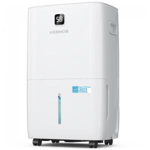 Desumidificador Kesnos 70,97 Litros por Dia para Casa e porão, com Mangueira de Drenagem, Display LED Frontal e Reservatório de Água de 8