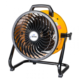 Ventilador iLiving ILG8TF12-DC Amarelo 30,5 cm, 3 Velocidades, Baixo Ruído, 1139 CFM, Motor 54W, Portátil, Piso/Parede, Voltagem 110V