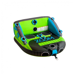 Boia Rebocável Aquática para 2 Pessoas com Pontos de Reboque Duplos e Conexão Rápida, ZUP, Verde