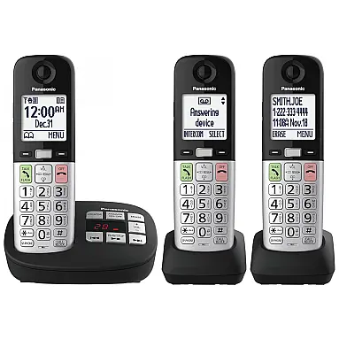 Telefone Sem Fio Panasonic Preto