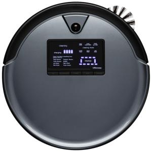 Aspirador de Pó Robô Inteligente e Automático Recarregável 1L de Capacidade Ideal para Pelos de Animais, BOBSWEEP WPP56002, Preto