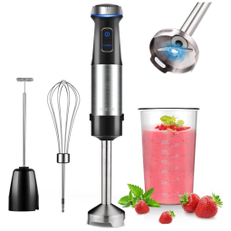 Mixer 4 em 1 Multifuncional com Acessórios, 500W, 110v, NXONE, Prateado