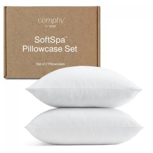 Conjunto de Fronhas, Tamanho King, 2Un, Fronhas de Qualidade de Hotel Super Macias, Coop Home Goods, Branca