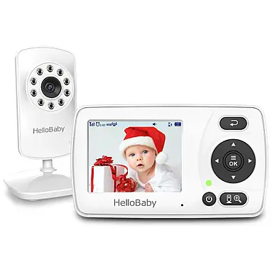 Babá Eletrônica HelloBaby com Câmera,