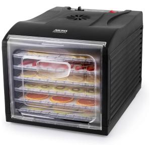 Desidratador de alimentos Professional 6 bandejas, preto, AROMA HOUSEWARES AFD 815B, Preto