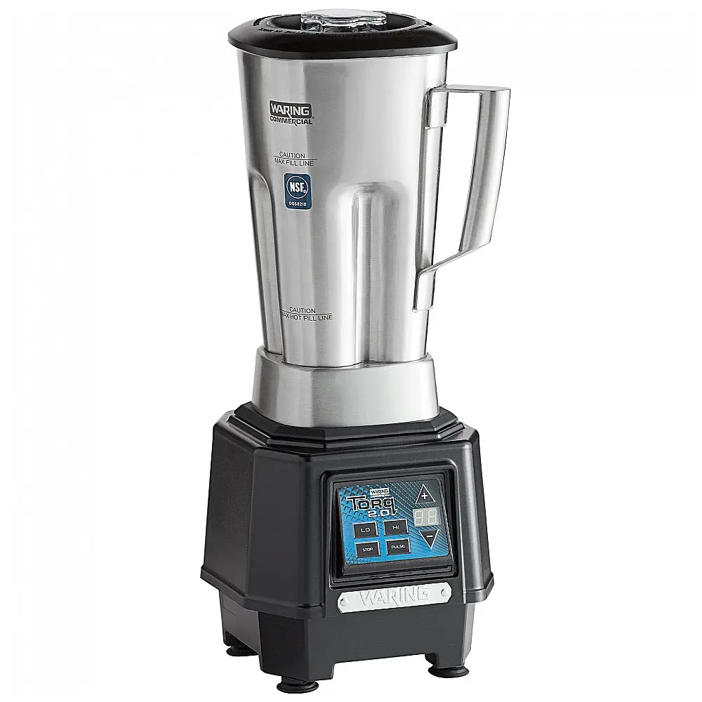 Liquidificador Industrial Waring TBB160S6 Torq 2.0 de 2 hp com Controles Eletrônicos, Timer de Contagem Regressiva e Jarra de Aço Inoxidável — foto 2