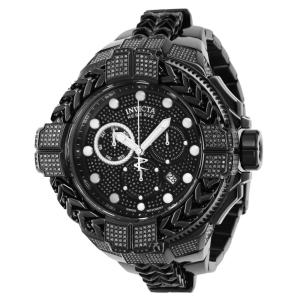 Reserve Gladiator Spartacus 5,67 quilates diamante suo Ronda Z60 calibre relgio masculino - 59,6 mm. Preto 37007