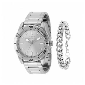 Relógio Masculino Invicta Specialty 43mm, Aço Com Conjunto de Pulseiras 48307