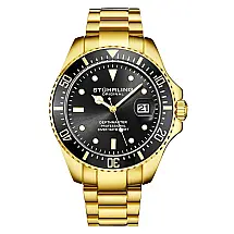 Relógio Masculino Stuhrling 3950.7 Quartzo 42mm, Dourado