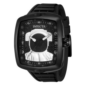 Relógio Masculino Automático Invicta S1 Rally Moon Explorer com Mostrador de Pedra Lavada, Preto 43607