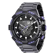 Relgio masculino Marvel Pantera Negra - 50,5 mm. Preto 36607