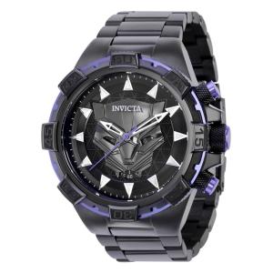 Relgio masculino Marvel Pantera Negra - 50,5 mm. Preto 36607