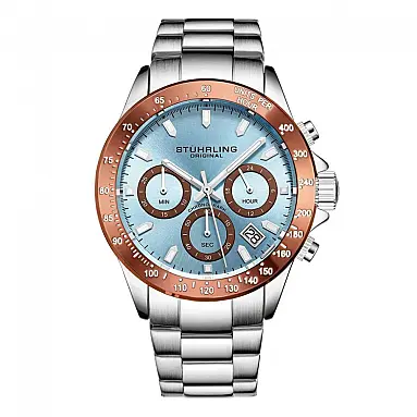 Relógio Stuhrling Última 42mm Cronógrafo