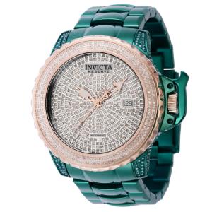 Reserva Subaqua 4.16 quilates diamante suo Sellita SW200 calibre automtico masculino relgio - 47 mm. Verde 34707