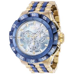 Relógio masculino Invicta Ripsaw Swiss Ronda 5050.C calibre com mostrador madrepérola , ouro, azul escuro 38807