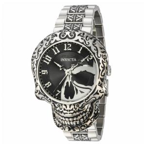 Relógio Masculino Automático Artist, Invicta 31907, Prata e Preto