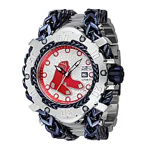 Relgio Masculino MLB Boston Red Sox Automtico - 58,3 mm. Ao. Azul Escuro 41907