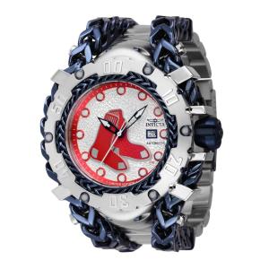 Relgio Masculino MLB Boston Red Sox Automtico - 58,3 mm. Ao. Azul Escuro 41907