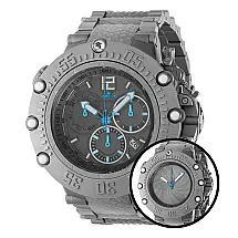 Relógio Masculino Subaqua Noma VII obturador, Invicta 36907, Cinza, Preto e Azul