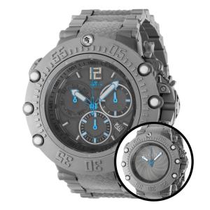 Relógio Masculino Subaqua Noma VII obturador, Invicta 36907, Cinza, Preto e Azul