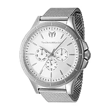 Relógio TechnoMarine MoonSun Masculino - 45mm, Branco (TM-822017)