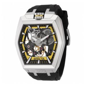Relógio Masculino Mecânico Invicta Akula com Mostrador Esqueleto 48mm, Preto ZG44017
