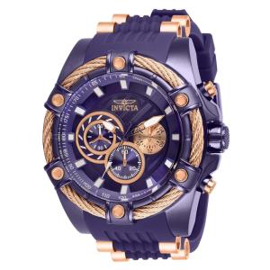 Relógio Masculino de Quartzo Bolt, Invicta 28017, Roxo e Ouro Rosa