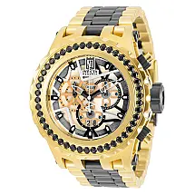 Relógio Masculino Invicta Jason Taylor com Mostrador Madrepérola, Dourado e Preto 32117